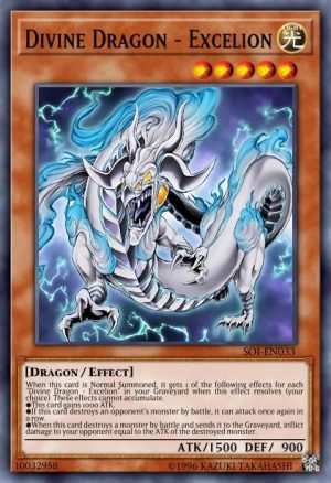 Divine Dragon - Excelion - (Shadow of Infinity) - (SOI-EN033) - (Super Rare)