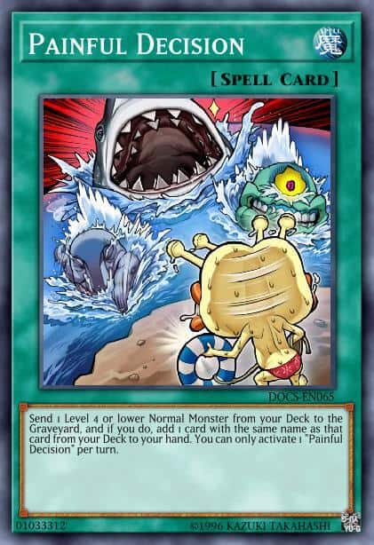 Painful Decision - (Dinosmasher's Fury Structure) - (SR04-EN027) - (Common)