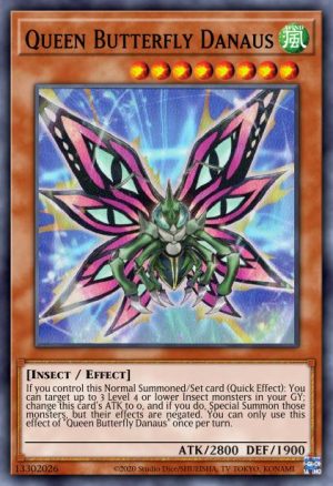 Queen Butterfly Danaus - (Photon Hypernova) - (PHHY-EN094) - (Super Rare)