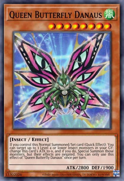 Queen Butterfly Danaus - (Photon Hypernova) - (PHHY-EN094) - (Super Rare)