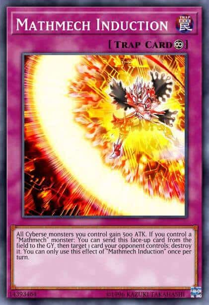 Mathmech Induction - (Mystic Fighters) - (MYFI-EN013) - (Secret Rare)