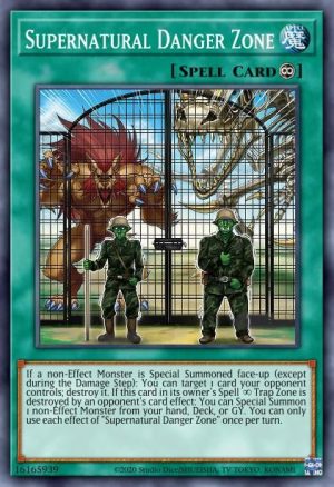 Supernatural Danger Zone - (2022 Tin of the Pharaoh's Gods) - (MP22-EN224) - (Common)