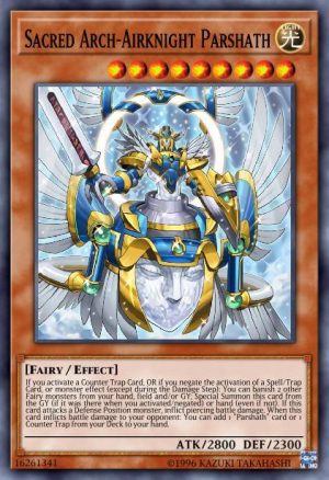 Sacred Arch-Airknight Parshath - (Structure Wave of Light) - (SR05-EN001) - (Ultra Rare)