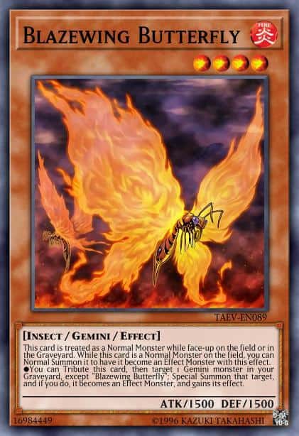 Blazewing Butterfly - (Warriors' Strike Structure) - (SDWS-EN012) - (Common)