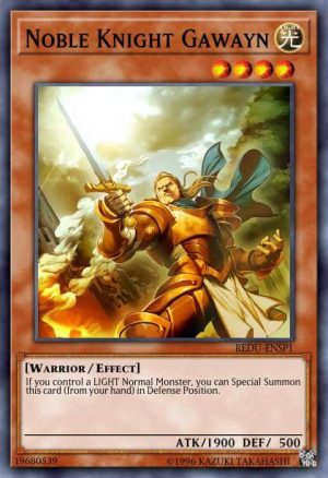 Noble Knight Gawayn - (Noble Knights of the Round Table Box Set) - (NKRT-EN004) - (Platinum Rare)