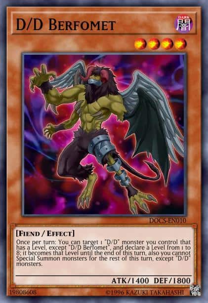 D/D Berfomet - (OTS Tournament Pack 19) - (OP19-EN007) - (Super Rare)