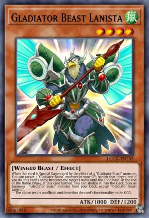 Gladiator Beast Lanista - (LC 2 The Duel Academy Years Mega Pack) - (LCGX-EN252) - (Ultra Rare)