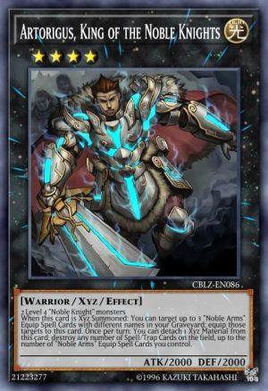 Artorigus, King of the Noble Knights - (Cosmo Blazer) - (CBLZ-EN086) - (Ultra Rare)