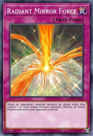 Radiant Mirror Force - (Force of the Breaker) - (FOTB-EN055) - (Super Rare)