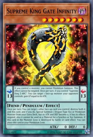 Supreme King Gate Infinity - (Maze of Millennia) - (MZMI-EN056) - (Rare)