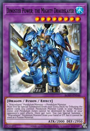 Dinoster Power, the Mighty Dracoslayer - (Ancient Guardians) - (ANGU-EN047) - (Rare)