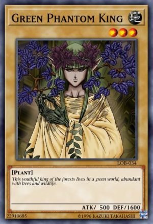 Green Phantom King - (Legend of Blue Eyes White Dragon) - (LOB-034) - (Common)
