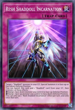 Resh Shaddoll Incarnation - (Structure Shaddoll Showdown) - (SDSH-EN033) - (Super Rare)