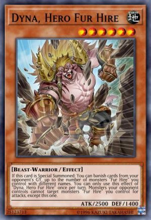 Dyna, Hero Fur Hire - (Dark Saviors) - (DASA-EN021) - (Secret Rare)