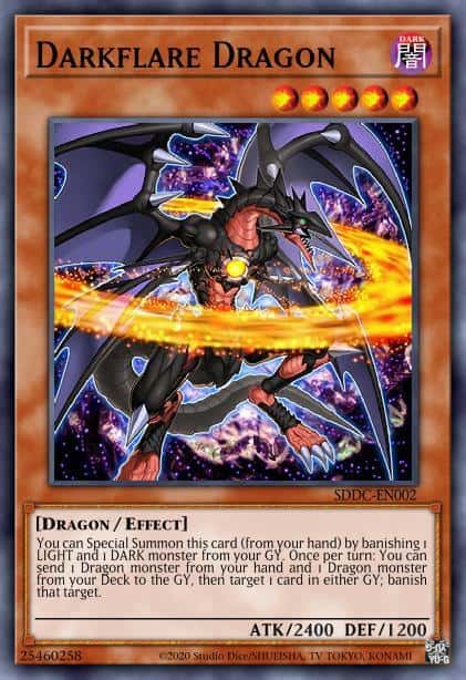 Darkflare Dragon - (Toon Chaos) - (TOCH-EN032) - (Rare)