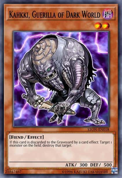 Kahkki, Guerilla of Dark World - (Strike of Neos) - (STON-EN018) - (Common)