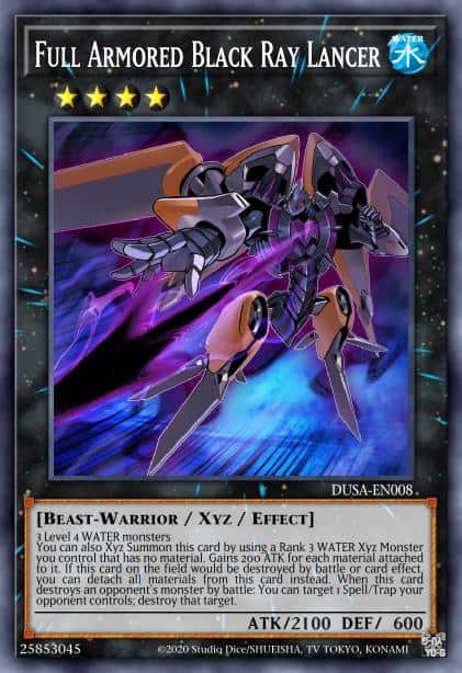 Full Armored Black Ray Lancer - (Maze of Millennia) - (MZMI-EN054) - (Rare)