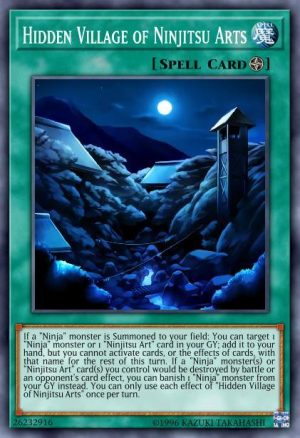 Hidden Village of Ninjitsu Arts - (OTS Tournament Pack 20) - (OP20-EN021) - (Common)