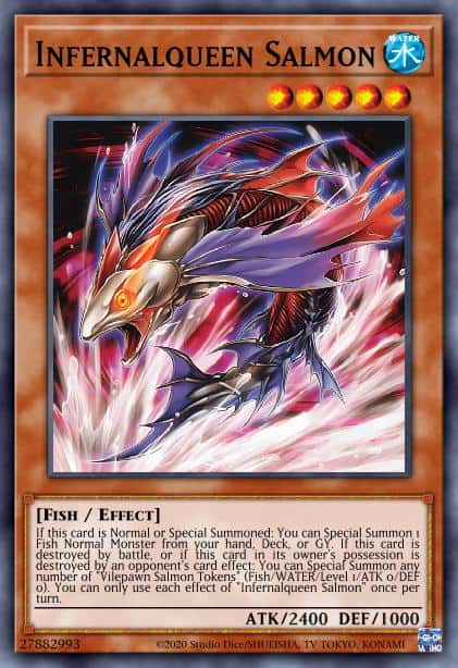 Infernalqueen Salmon - (Darkwing Blast) - (DABL-EN031) - (Common)