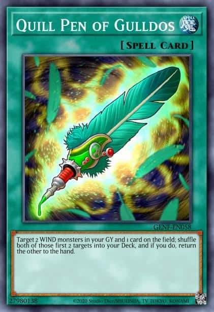 Quill Pen of Gulldos - (Legendary Duelists Synchro Storm) - (LED8-EN056) - (Common)