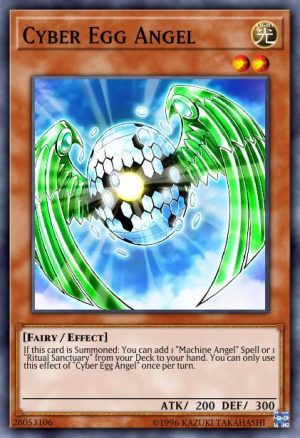 Cyber Egg Angel - (Legendary Duelists Sisters of the Rose) - (LED4-EN013) - (Rare)