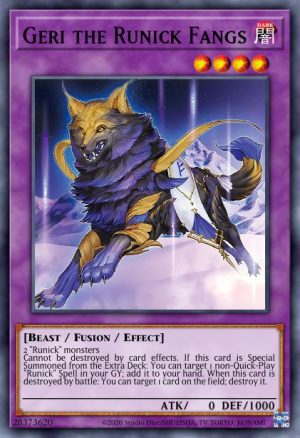 Geri the Runick Fangs - (Tactical Masters) - (TAMA-EN039) - (Super Rare)