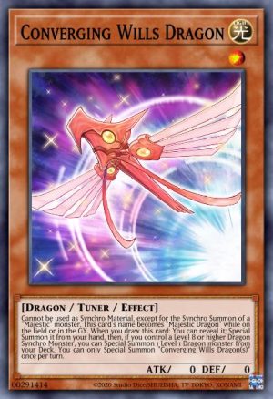 Converging Wills Dragon - (Dawn of Majesty) - (DAMA-EN001) - (Common)