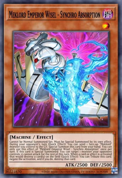 Meklord Emperor Wisel - Synchro Absorption - (Legendary Duelists Rage of Ra) - (LED7-EN017) - (Super Rare)