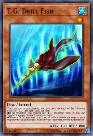T.G. Drill Fish - (Battles of Legend Hero's Revenge) - (BLHR-EN024) - (Ultra Rare)