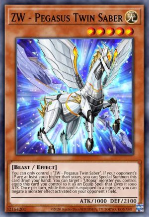ZW - Pegasus Twin Saber - (Lightning Overdrive) - (LIOV-EN001) - (Common)
