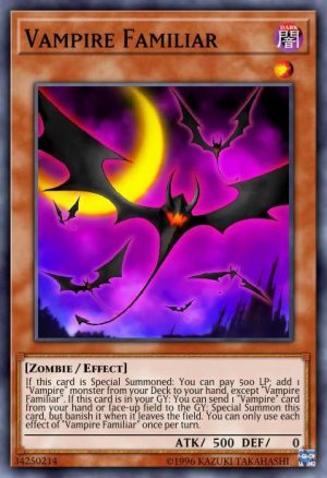 Vampire Familiar - (Dark Saviors) - (DASA-EN001) - (Super Rare)