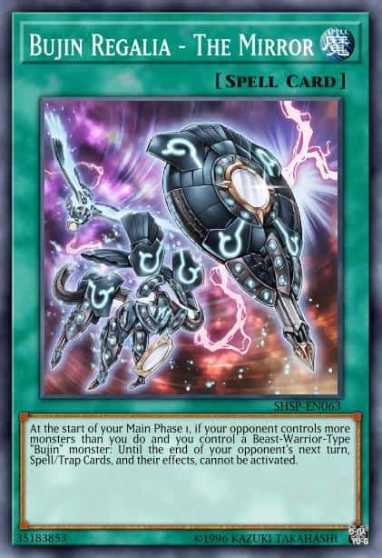 Bujin Regalia - The Mirror - (Shadow Specters) - (SHSP-EN063) - (Rare)