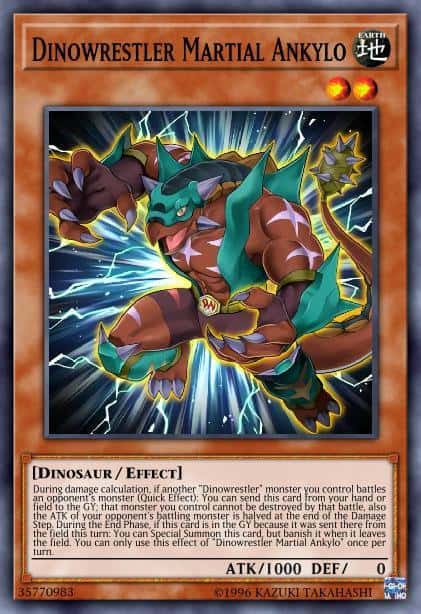 Dinowrestler Martial Ankylo - (Rising Rampage) - (RIRA-EN006) - (Common)