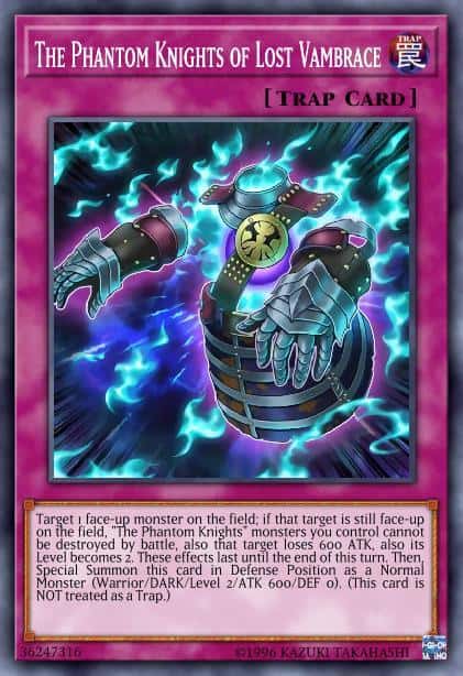 The Phantom Knights of Lost Vambrace - (2018 Mega-Tin Mega Pack) - (MP18-EN021) - (Common)