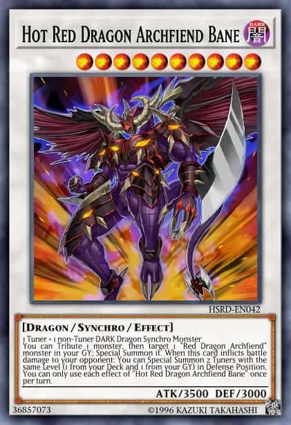 Hot Red Dragon Archfiend Bane - (Maximum Gold El Dorado) - (MGED-EN069) - (Rare)