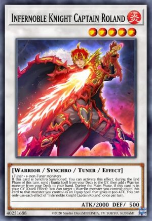 Infernoble Knight Captain Roland - (OTS Tournament Pack 15) - (OP15-EN010) - (Super Rare)