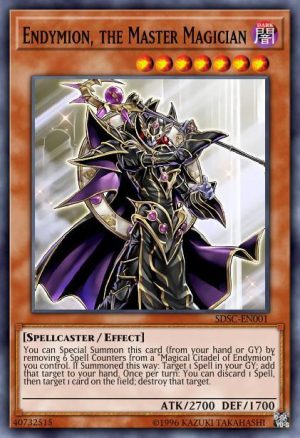 Endymion, the Master Magician - (Structure Order of the Spellcasters) - (SR08-EN005) - (Common)