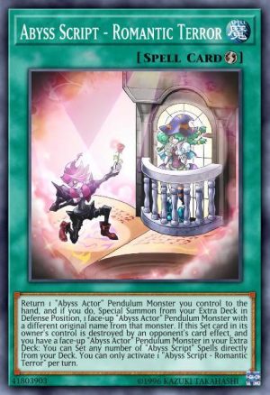 Abyss Script - Romantic Terror - (Legendary Duelists Season 2) - (LDS2-EN062) - (Common)
