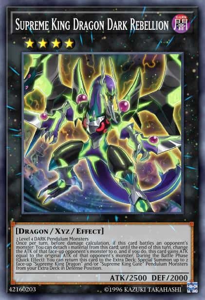Supreme King Dragon Dark Rebellion - (Maze of Millennia) - (MZMI-EN060) - (Rare)