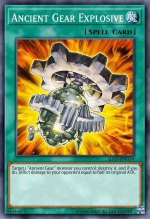 Ancient Gear Explosive - (Structure Machine Re-Volt) - (SD10-EN019) - (Common)