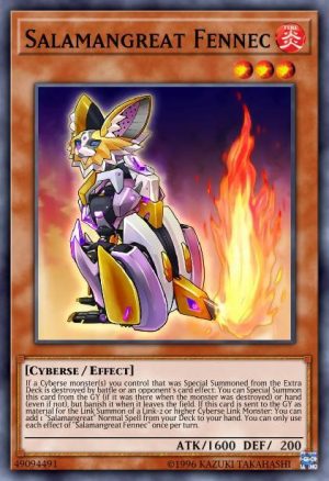Salamangreat Fennec - (Dark Neostorm) - (DANE-EN003) - (Common)