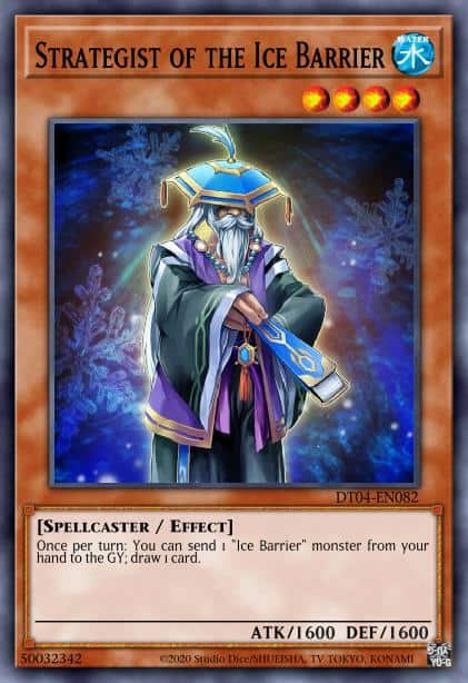 Strategist of the Ice Barrier - (Structure Freezing Chains) - (SDFC-EN012) - (Common)