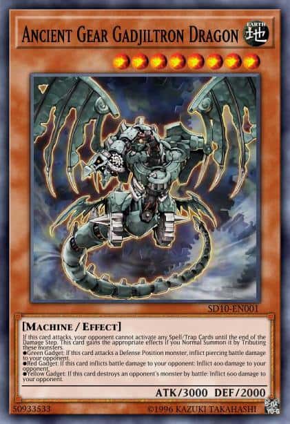 Ancient Gear Gadjiltron Dragon - (Structure Machine Re-Volt) - (SD10-EN001) - (Ultra Rare)