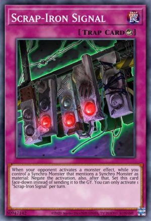 Scrap-Iron Signal - (Legendary Duelists Magical Hero) - (LED6-EN027) - (Rare)
