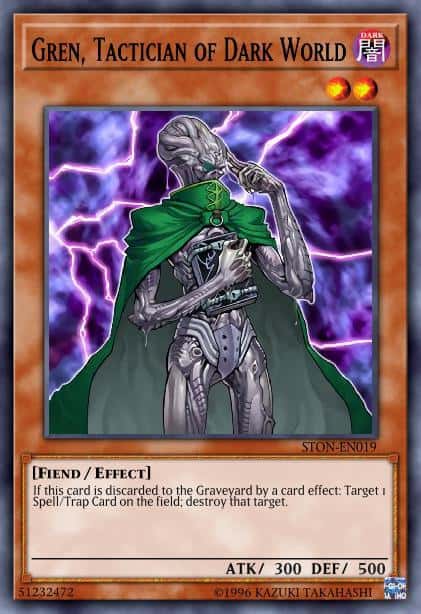 Gren, Tactician of Dark World - (Strike of Neos) - (STON-EN019) - (Common)