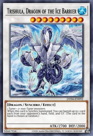 Trishula, Dragon of the Ice Barrier - (Duel Devastator) - (DUDE-EN014) - (Ultra Rare)