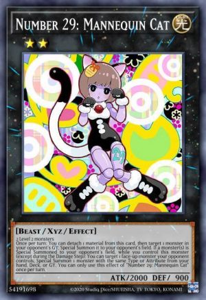 Number 29: Mannequin Cat - (Rising Rampage) - (RIRA-EN093) - (Common)
