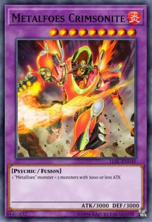 Metalfoes Crimsonite - (Pendulum Evolution) - (PEVO-EN053) - (Super Rare)