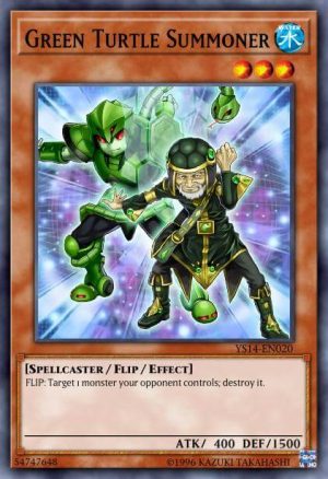 Green Turtle Summoner - (Super Starter Space-Time Showdown) - (YS14-EN020) - (Common)