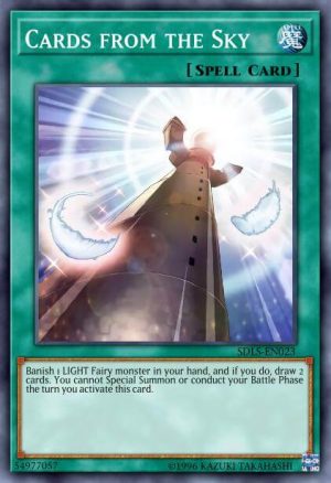Cards from the Sky - (Structure Wave of Light) - (SR05-EN027) - (Common)